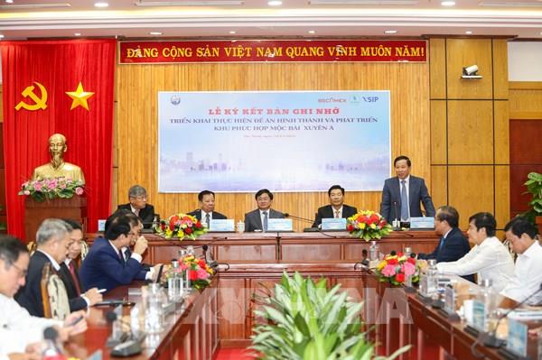 Tây Ninh ký kết ghi nhớ triển khai thực hiện Đề án Khu phức hợp Mộc Bài Xuyên Á