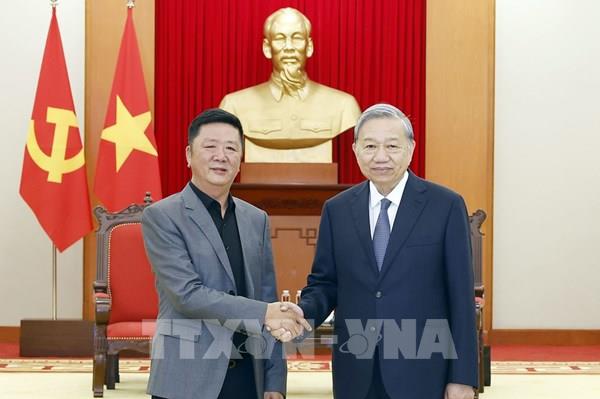 Tổng Bí thư Tô Lâm tiếp Lãnh đạo Tập đoàn Luxshare-ICT (Trung Quốc)