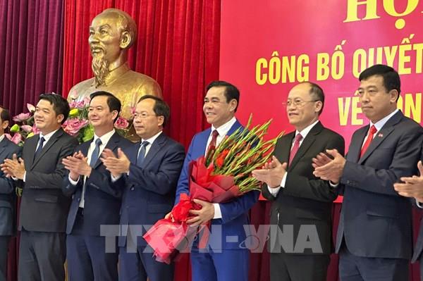 Đồng chí Võ Trọng Hải được điều động giữ chức Phó Bí thư Tỉnh ủy Nghệ An