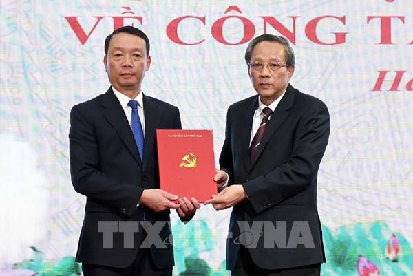 Đồng chí Phan Thiên Định được điều động, chỉ định giữ chức Phó Bí thư Tỉnh ủy Hà Tĩnh