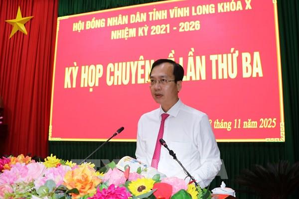 Ông Trần Trí Quang được bầu giữ chức Chủ tịch UBND tỉnh Vĩnh Long