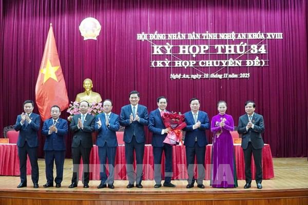 Ông Võ Trọng Hải được bầu làm Chủ tịch UBND tỉnh Nghệ An 