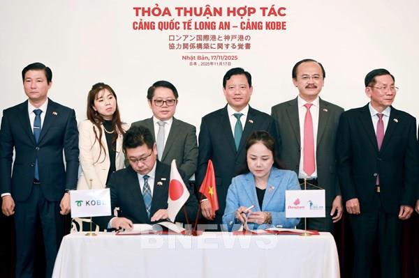 Cảng quốc tế Long An và Cảng Kobe (Nhật Bản) thiết lập quan hệ đối tác chiến lược