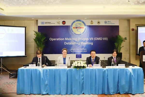 Hải quan Việt Nam khẳng định cam kết hợp tác quốc tế tại Chiến dịch Con Rồng Mê Kông 7