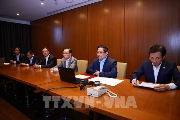 Thủ tướng chủ trì họp khẩn trực tuyến từ Algeria về ứng phó bão lũ, cứu hộ, cứu nạn