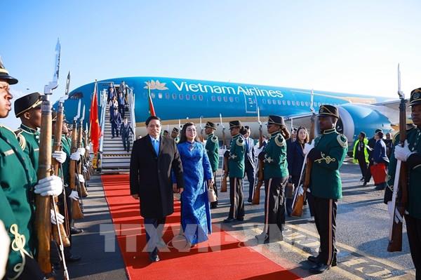 Thủ tướng Phạm Minh Chính tới Nam Phi tham dự Hội nghị thượng đỉnh G20