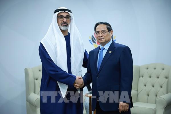 Thủ tướng Phạm Minh Chính gặp lãnh đạo nhiều nước và tổ chức quốc tế