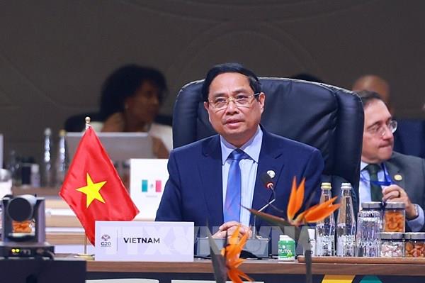 Thủ tướng Phạm Minh Chính đề xuất 3 ưu tiên chiến lược tại Hội nghị G20