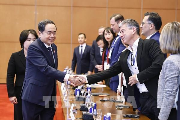 Chủ tịch Quốc hội tiếp Đoàn doanh nghiệp Hội đồng kinh doanh châu Âu-ASEAN