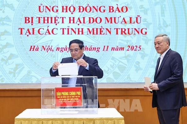 Thủ tướng: Nhanh chóng ban hành Nghị quyết khẩn trương khắc phục hậu quả thiên tai