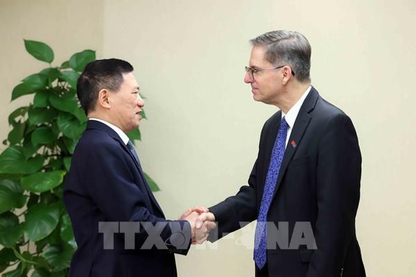 Phó Thủ tướng Hồ Đức Phớc tiếp Phó Chủ tịch Ngân hàng Thế giới (WB)