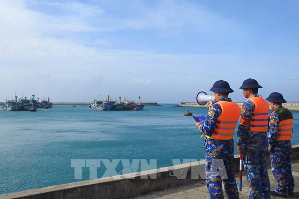 Đặc khu Trường Sa chủ động ứng phó với bão số 15