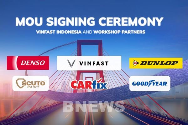 VinFast hợp tác với 5 đối tác nâng cao chất lượng dịch vụ xe điện