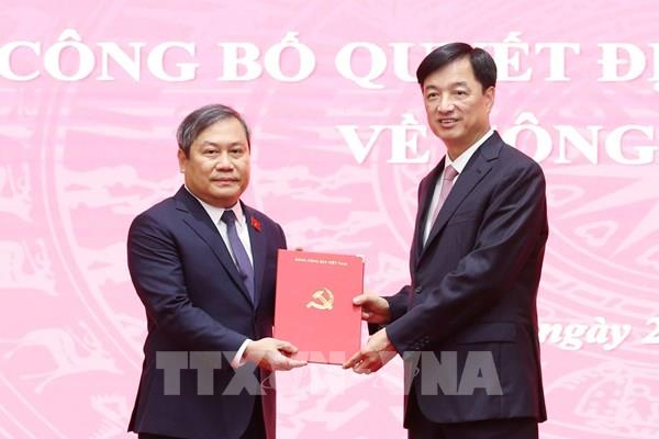 Đồng chí Vũ Đại Thắng được điều động, chỉ định giữ chức Phó Bí thư Thành ủy Hà Nội