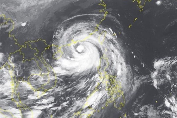 Bão số 15 suy yếu thành áp thấp nhiệt đới