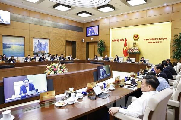 Phiên họp thứ 52 của Ủy ban Thường vụ Quốc hội khai mạc ngày 2/12