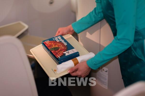 Hành khách có thể đặt trước pizza 4P’s khi bay cùng Vietnam Airlines