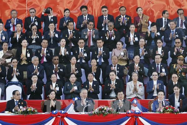 Tổng Bí thư Tô Lâm và Phu nhân dự Lễ kỷ niệm 50 năm Quốc khánh Lào
