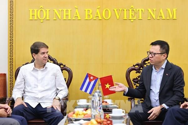 Báo chí Việt Nam – Cuba tăng cường hợp tác, chia sẻ kinh nghiệm chuyển đổi số