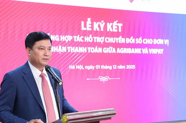 Agribank và VNPAY hợp tác triển khai gói giải pháp chuyển đổi số cho hộ kinh doanh