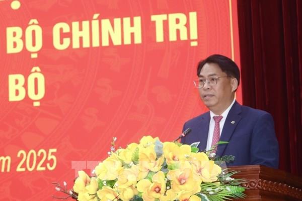 Đồng chí Phan Thăng An giữ chức Bí thư Tỉnh ủy Cao Bằng
