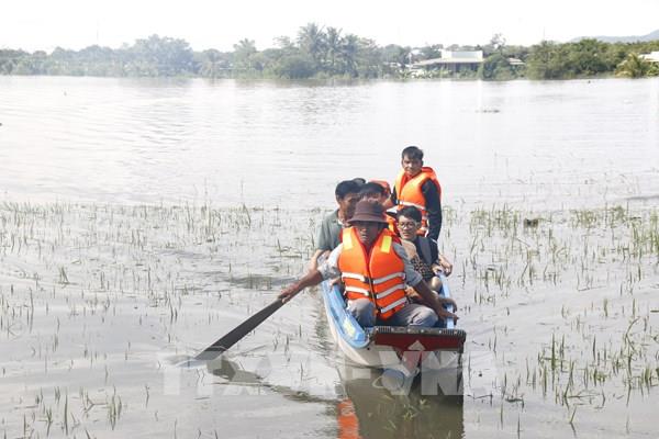 Lâm Đồng: Di dời khẩn cấp người dân bị chia cắt do nước lũ
