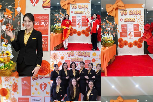 Tập đoàn TH, Quỹ Vì Tầm Vóc Việt, BAC A BANK lan tỏa chiến dịch "Tô cam"