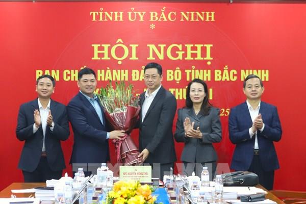 Đồng chí Trần Huy Phương được bầu giữ chức Phó Bí thư Tỉnh ủy Bắc Ninh