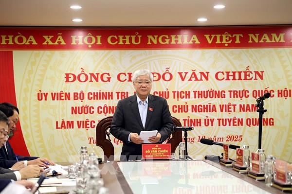 Quốc hội kiểm tra các dự án lớn tại Tuyên Quang, thúc đẩy tiến độ và ổn định dân cư