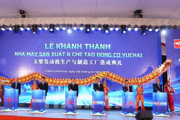 Khánh thành nhà máy động cơ Yuchai 260 triệu USD