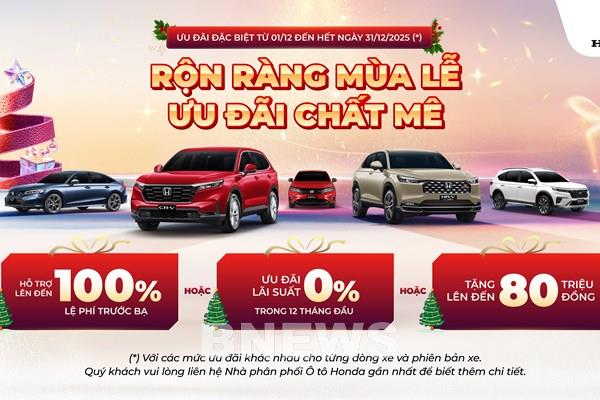 Honda tung ưu đãi kép cuối năm: Đổi xe nhận tiền, mua xe giảm sâu