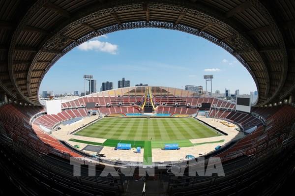 Toàn cảnh sân vận động Quốc gia Rajamangala trước ngày khai mạc SEA Games 33