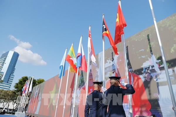 Hình ảnh Lễ thượng cờ Việt Nam tại SEA Games 33