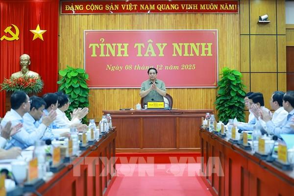 Thủ tướng: Tây Ninh cần phát huy 3 cầu nối, 3 yếu tố hội tụ để phát triển bứt phá