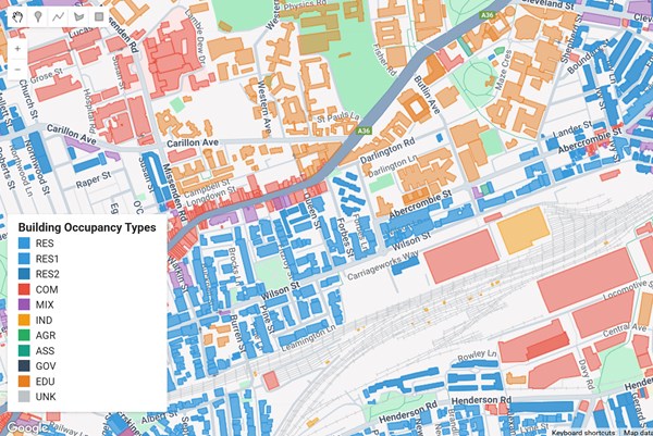 Bản đồ số hóa toàn diện môi trường xây dựng đô thị thế giới