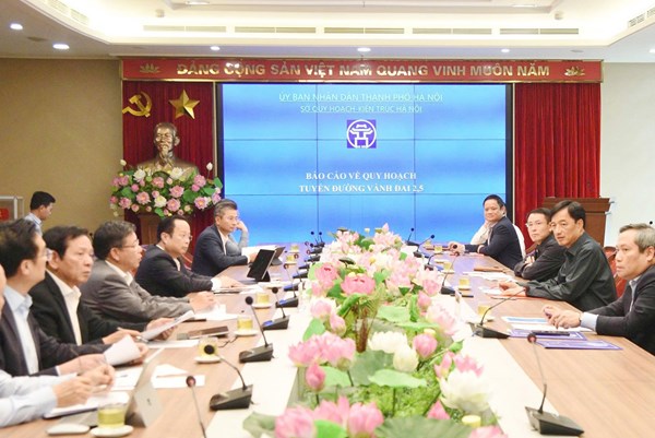 Hà Nội tháo gỡ vướng mắc trong triển khai dự án tuyến đường Vành đai 2.5