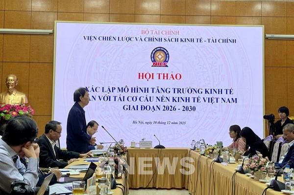 Tái cơ cấu đầu tư công, xác lập mô hình tăng trưởng giai đoạn 2026-2030