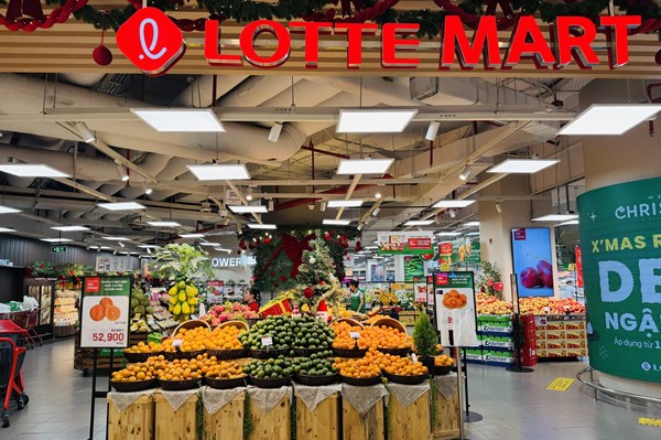 Khuyến mãi hấp dẫn tại Lotte Mart dịp Giáng sinh