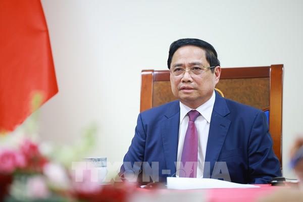 Thủ tướng Phạm Minh Chính điện đàm với Thủ tướng Malaysia Anwar Ibrahim
