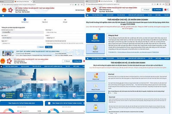 Giới thiệu Cổng trải nghiệm dành cho hộ, cá nhân kinh doanh