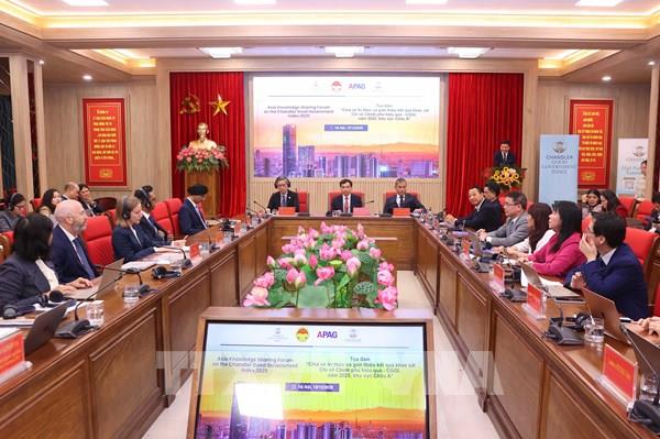 Việt Nam tăng 12 bậc Chỉ số Chính phủ hiệu quả CGGI