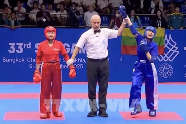 SEA Games 33: Kickboxing mang về HCV thứ 42 cho Thể thao Việt Nam