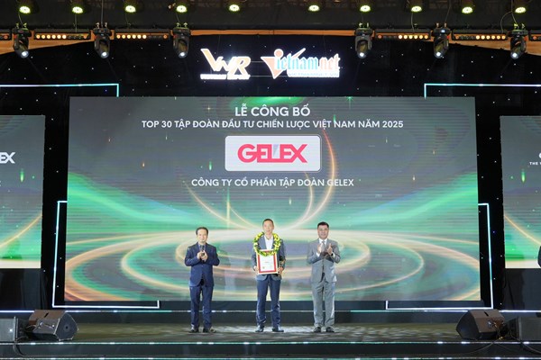GELEX nổi bật tại bảng xếp hạng ALPHA30 Top 30 Tập đoàn Đầu tư Chiến lược Việt Nam năm 2025
