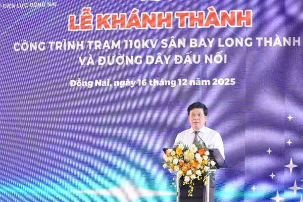 Khánh thành Trạm biến áp 110kV và đường dây đấu nối cấp điện cho sân bay Long Thành