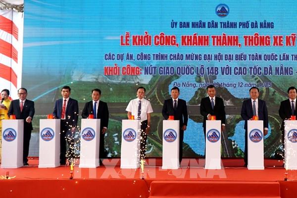 Khởi công Nút giao Cao tốc Đà Nẵng - Quảng Ngãi hơn 537 tỷ đồng