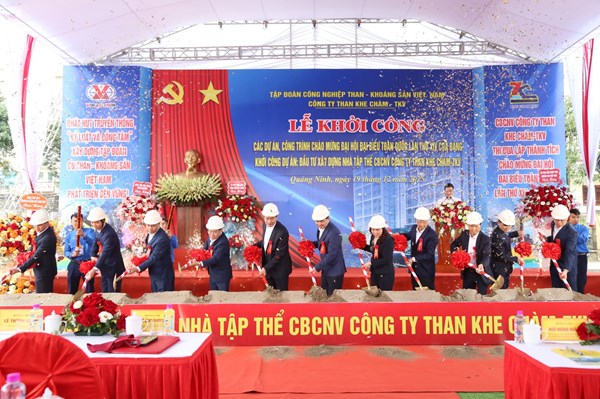 Ngành than khởi công hai dự án chiến lược hơn 2.000 tỷ đồng tại Quảng Ninh