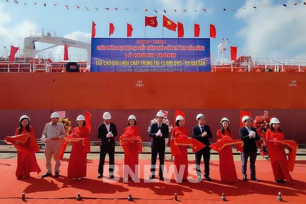 Khánh thành tàu chở dầu, hóa chất "BS-DAESAN” trọng tải 13.000 DWT