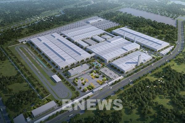 Nhà máy Omoda & Jaecoo tăng tốc thi công hạ tầng trọng yếu tại Hưng Yên