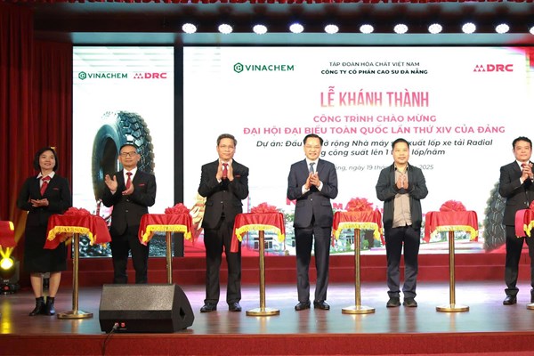 Khánh thành dự án mở rộng Nhà máy lốp Radial DRC 1 triệu lốp/năm 