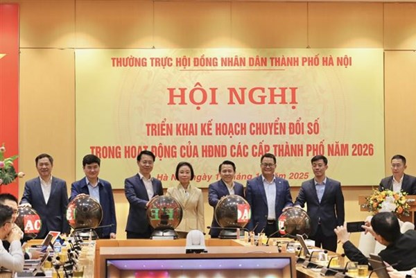 Hà Nội tiên phong triển khai chuyển đổi số trong hoạt động HĐND các cấp